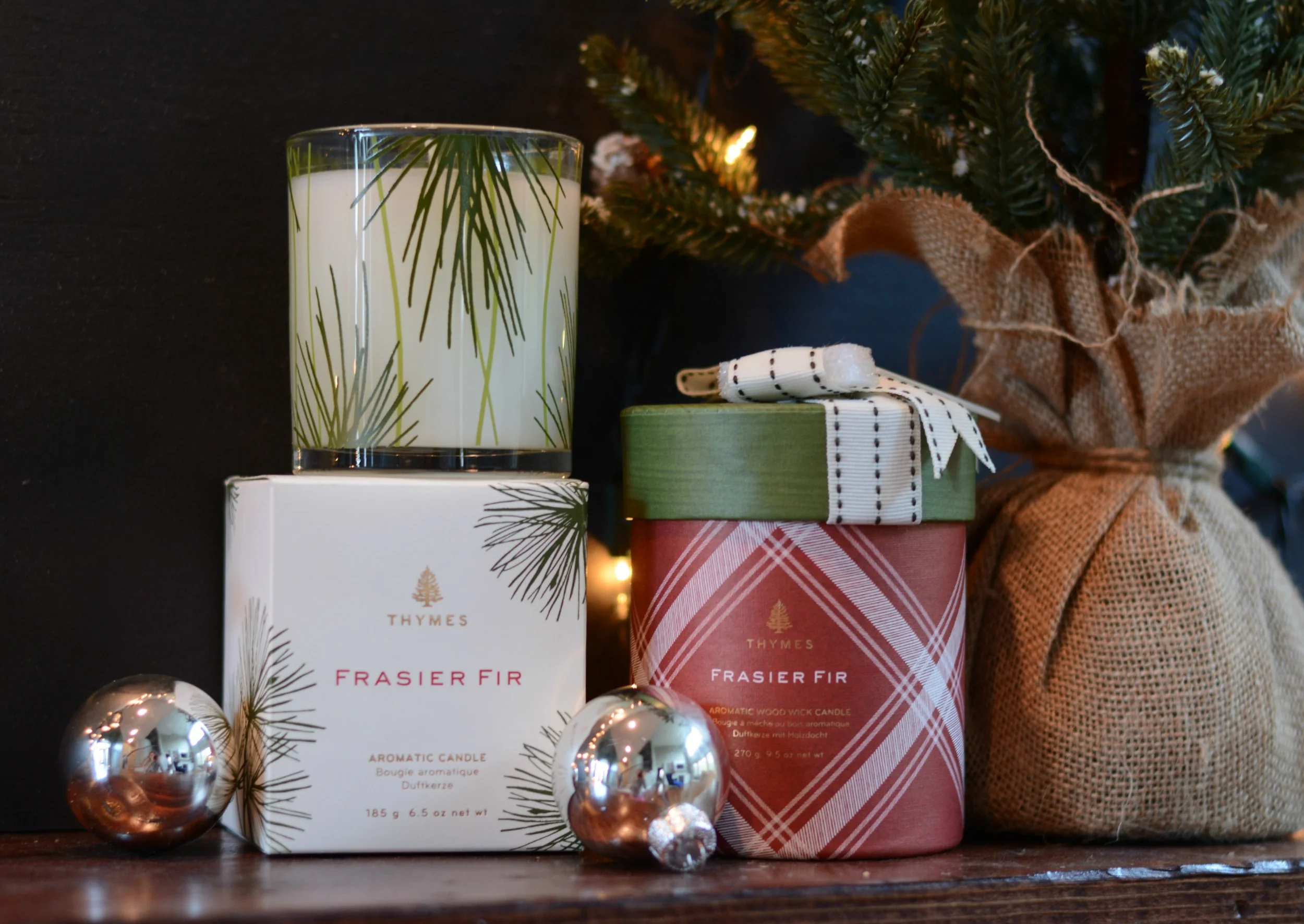 Smells Like the Holidays Decor and the Dog
